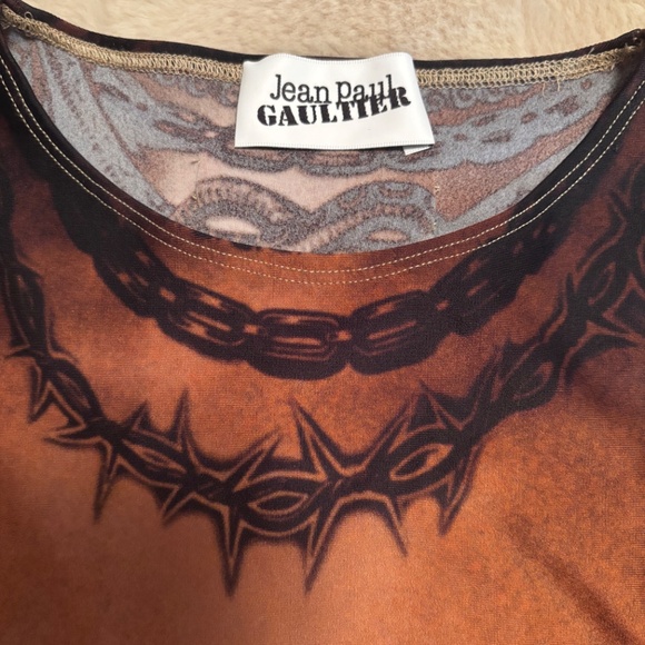 Jean Paul Gaultier mini dress Tattoo Collection - Picture 5 of 5